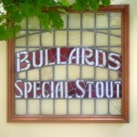 leaded glass panel Bullards & sons special stout