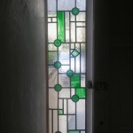 leaded glass panel created for a customer in Saffron Walden