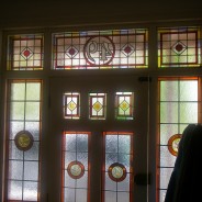 Stained glass birds roost once again in Surbiton.