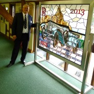 RREC headquarters receives Rolls Royce stained glass
