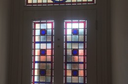 Bespoke stained glass for Reigate